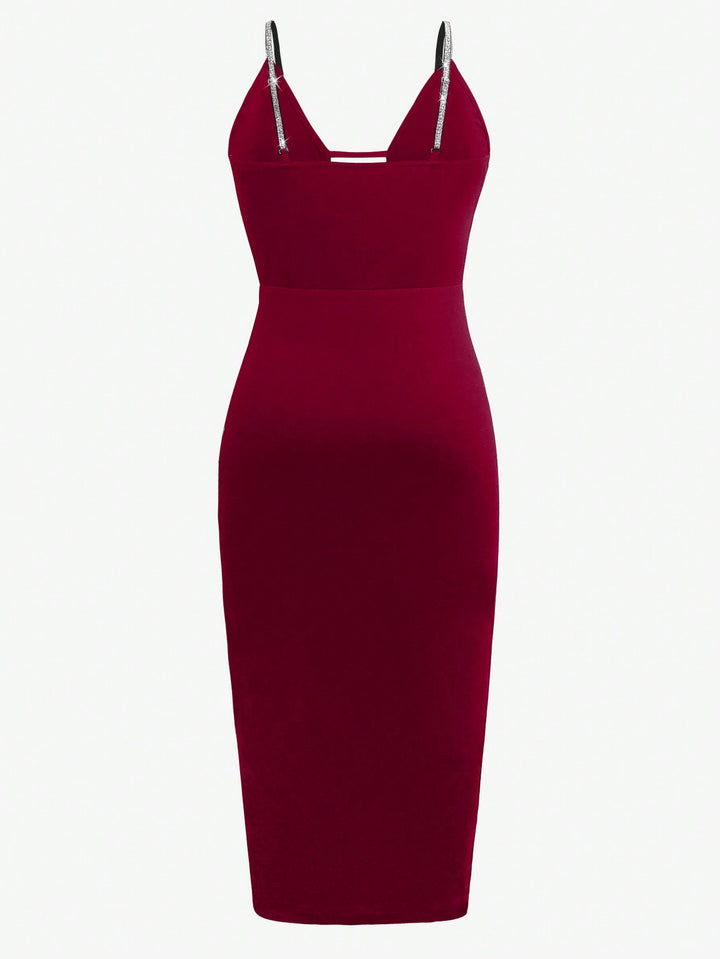 Rochie maxi SHEIN, vișiniu