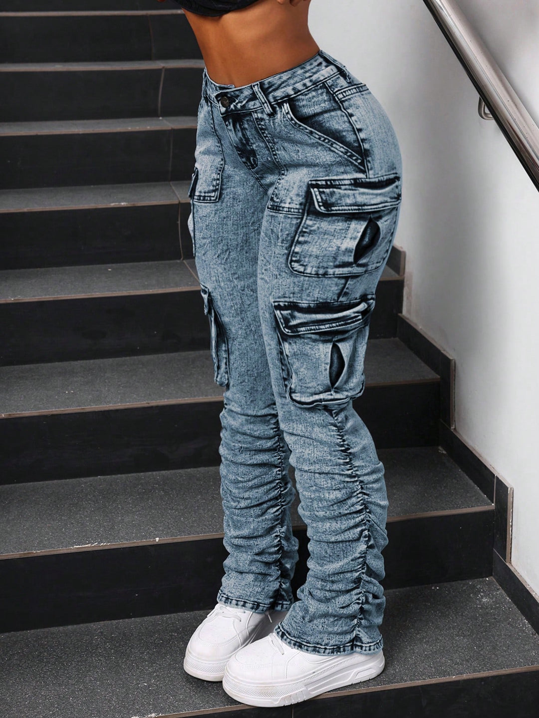 Jeans SHEIN, albastru