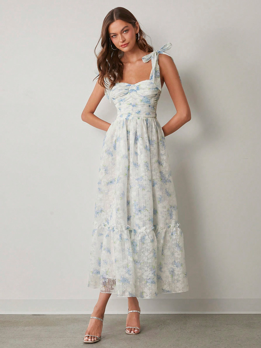 Rochie maxi SHEIN, albastru
