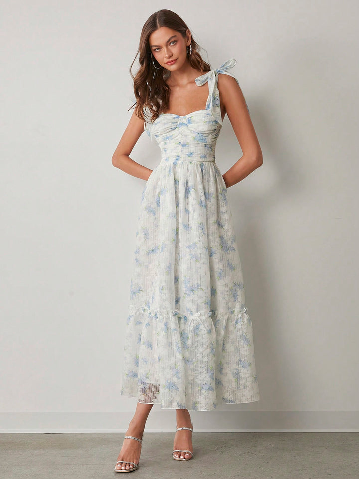 Rochie maxi SHEIN, albastru