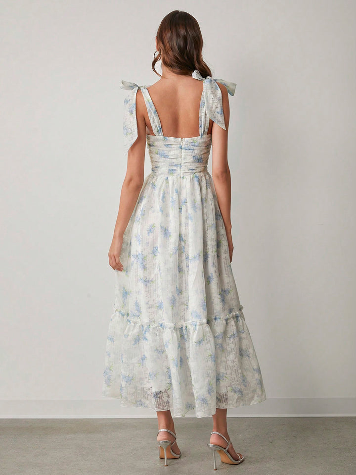Rochie maxi SHEIN, albastru