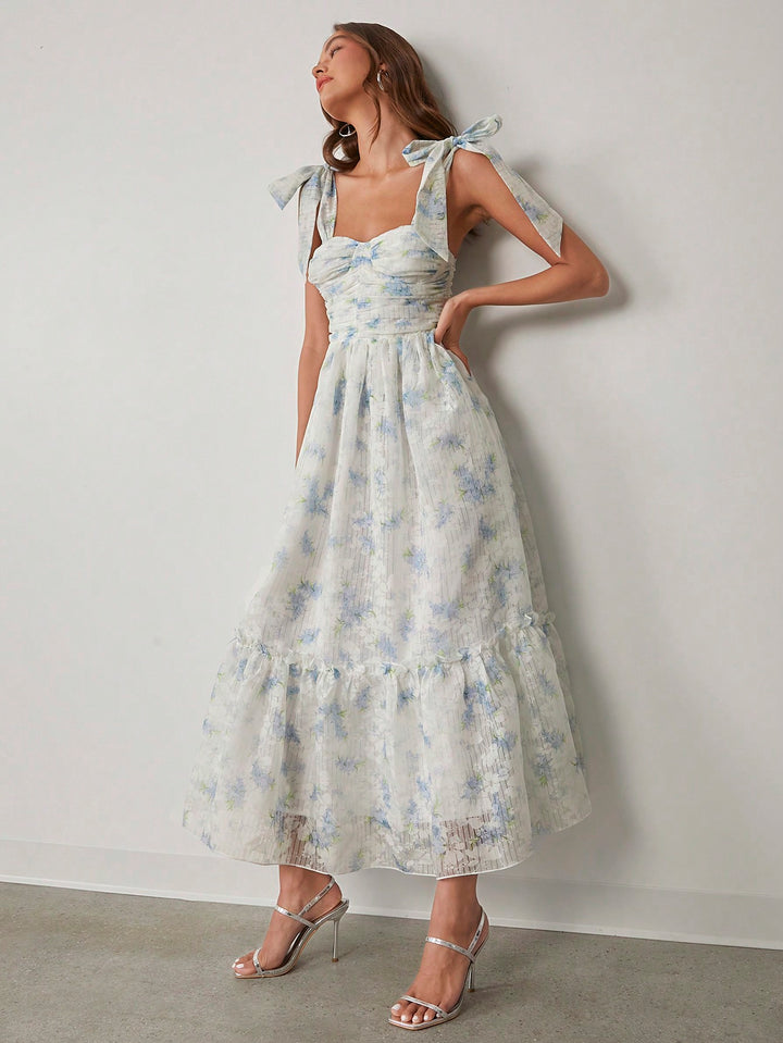 Rochie maxi SHEIN, albastru