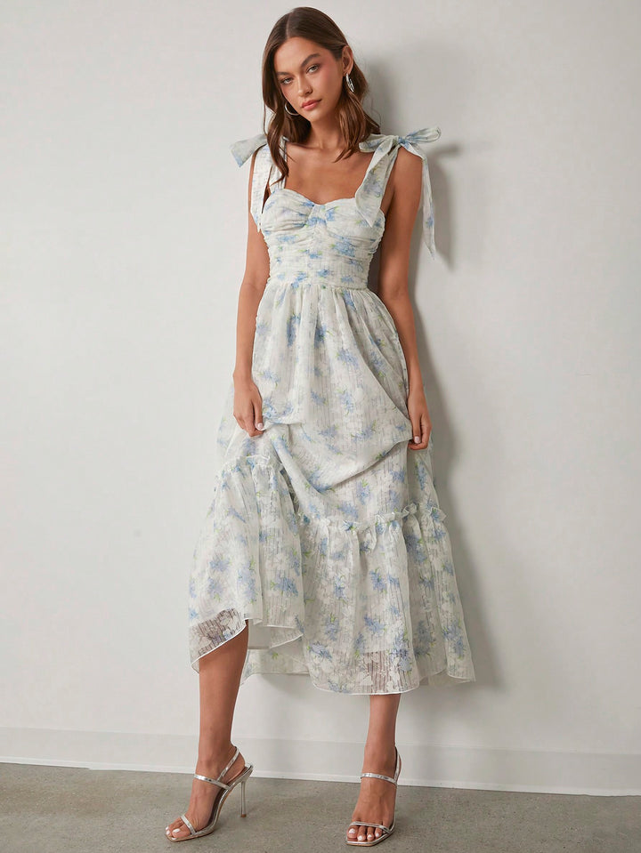 Rochie maxi SHEIN, albastru