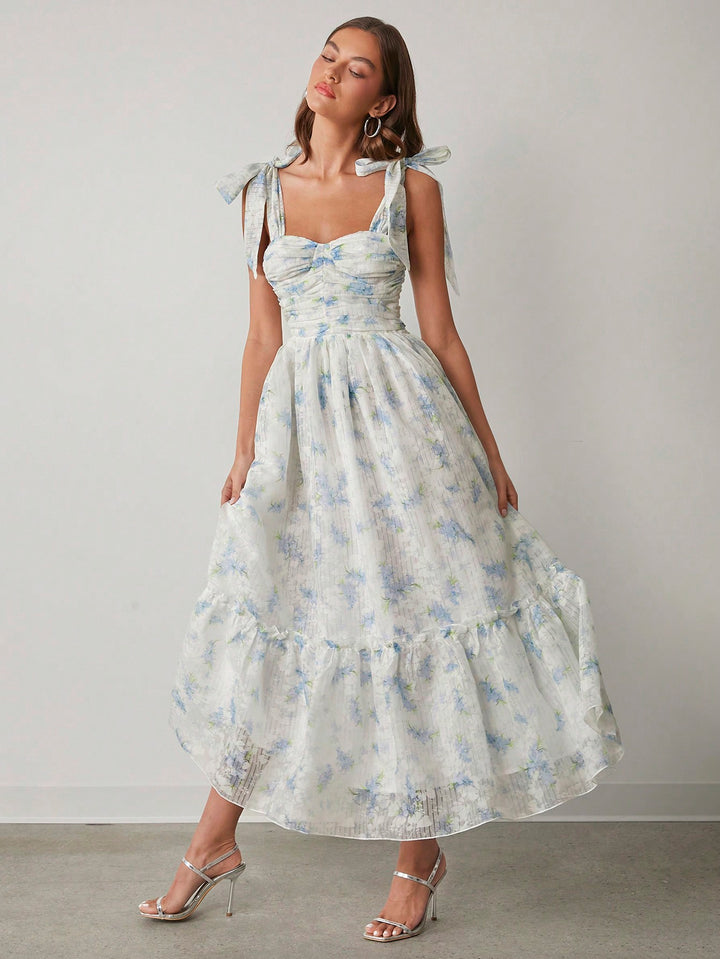 Rochie maxi SHEIN, albastru