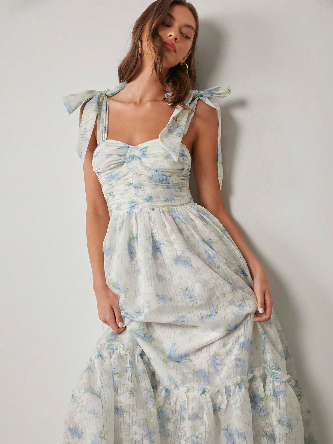 Rochie maxi SHEIN, albastru