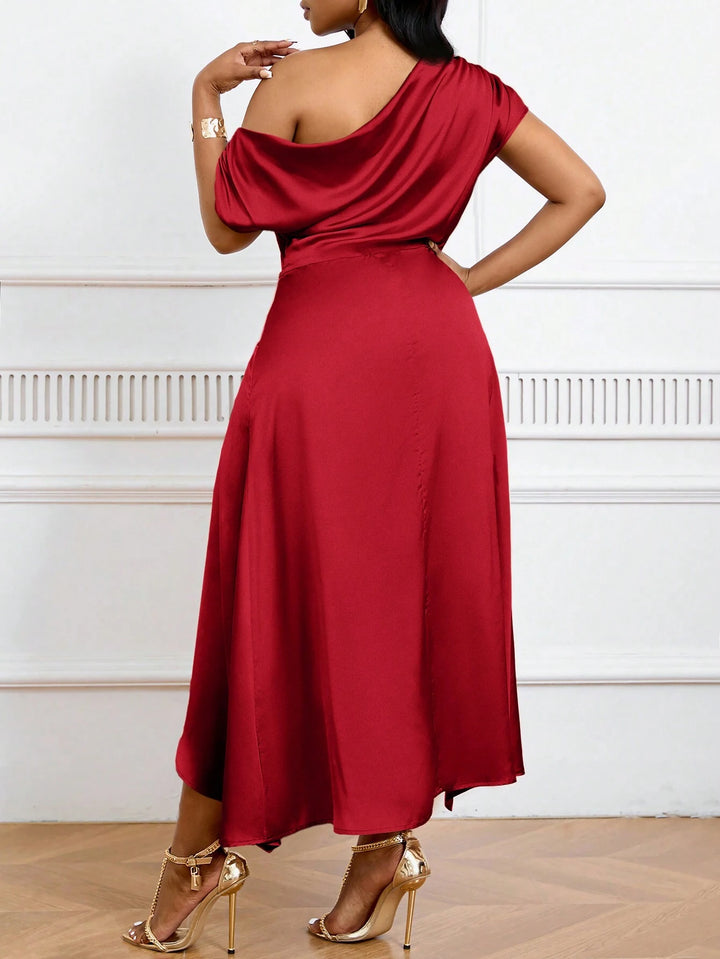 Rochie midi SHEIN, roșu