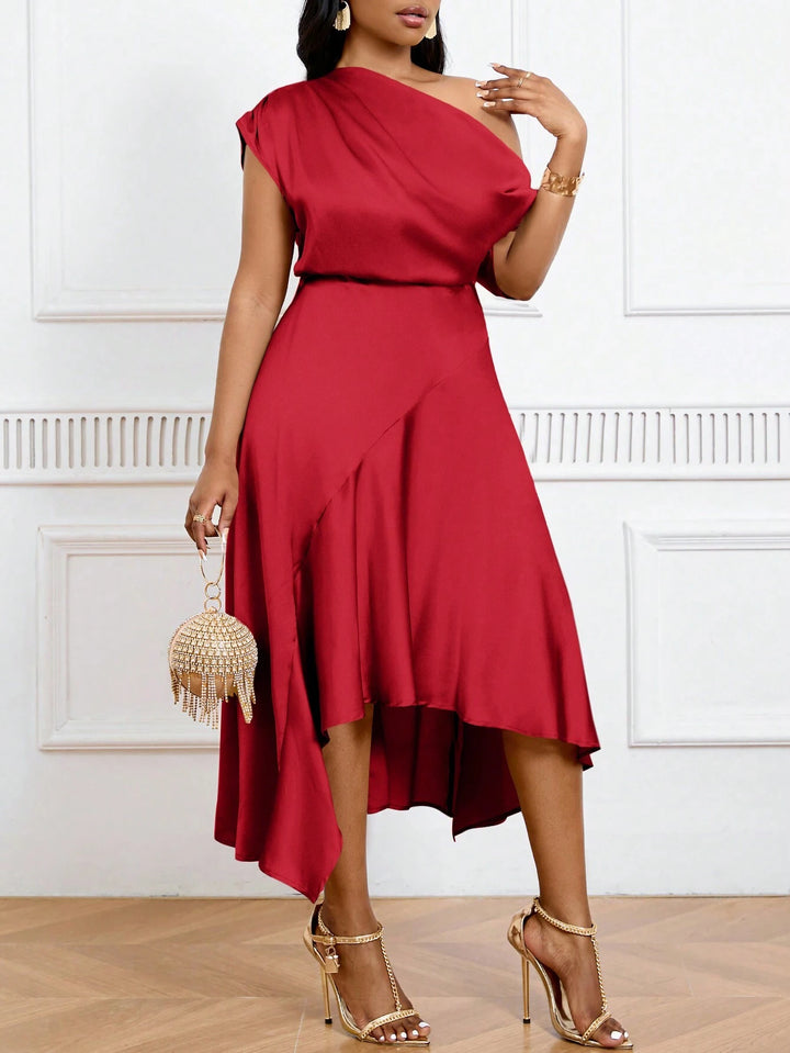 Rochie midi SHEIN, roșu