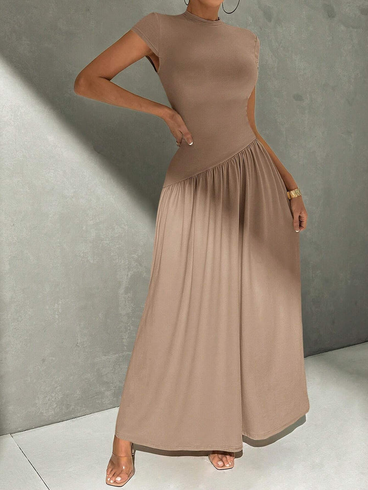 Rochie maxi SHEIN, bej