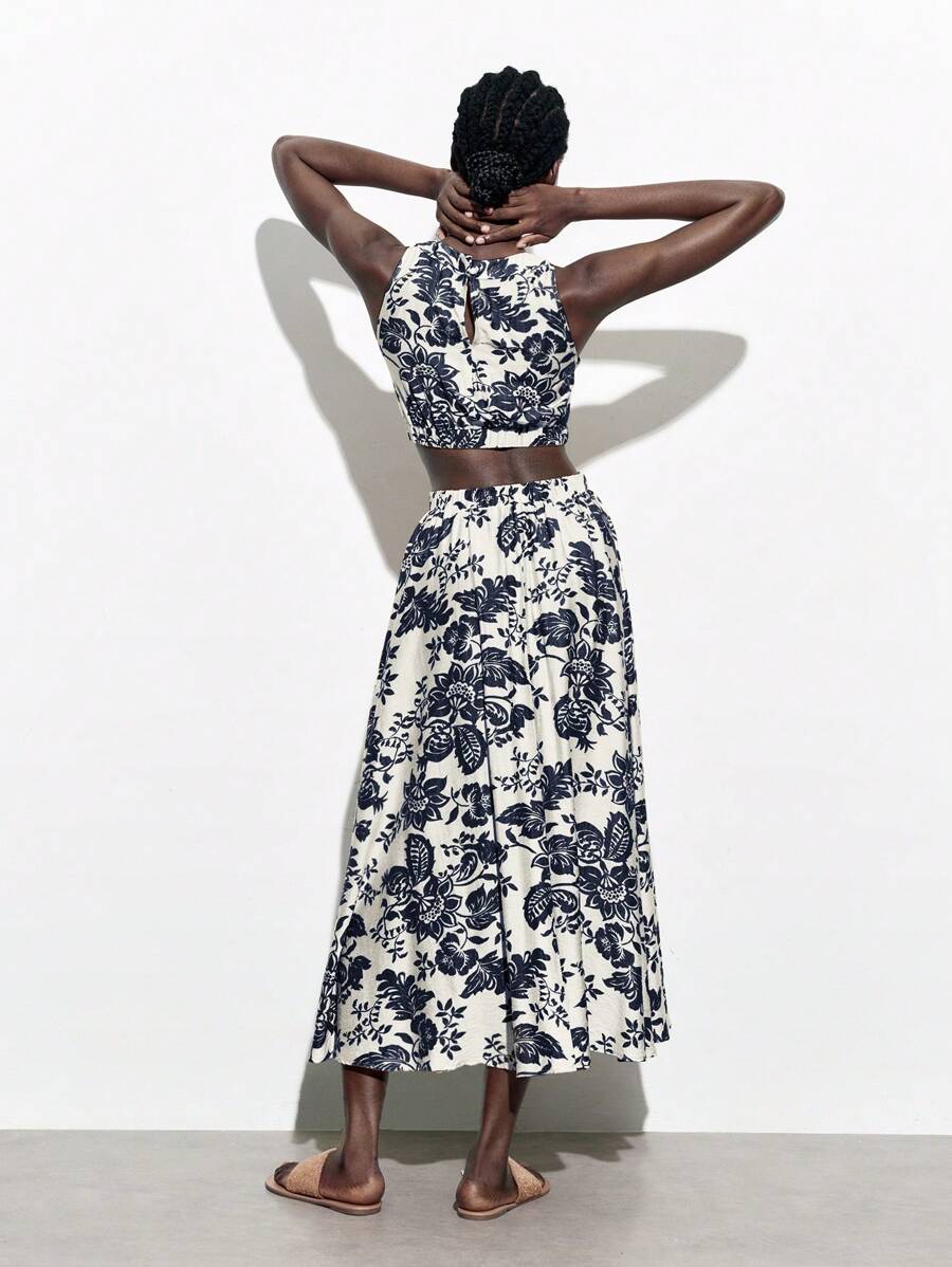 Rochie maxi SHEIN, mix culori