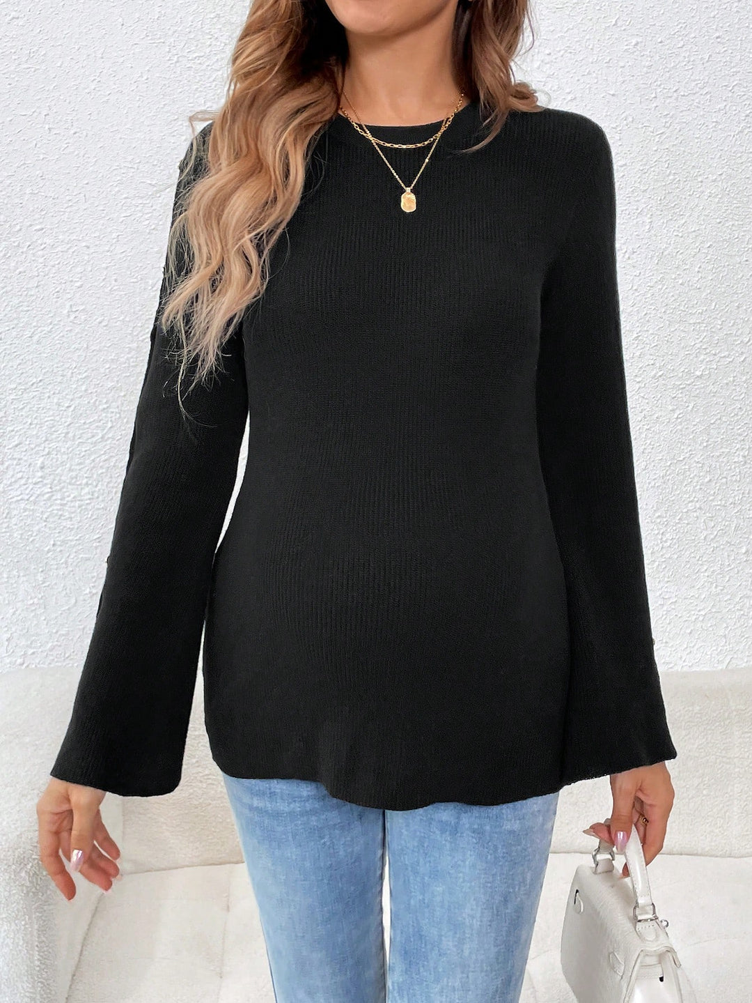 Pulover SHEIN, negru