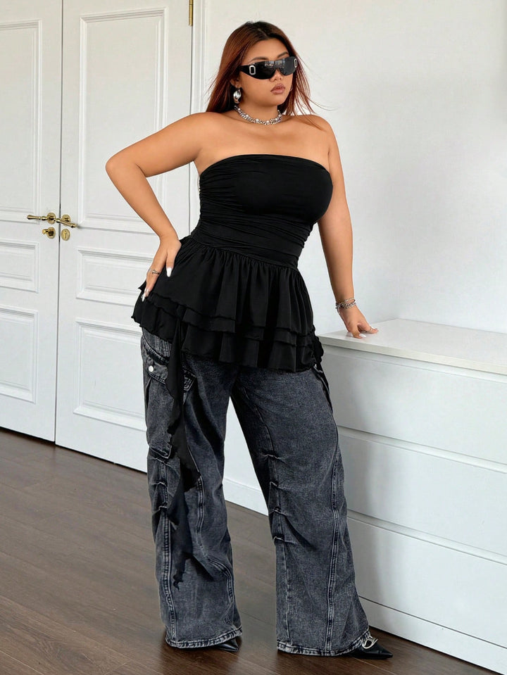Top SHEIN, negru