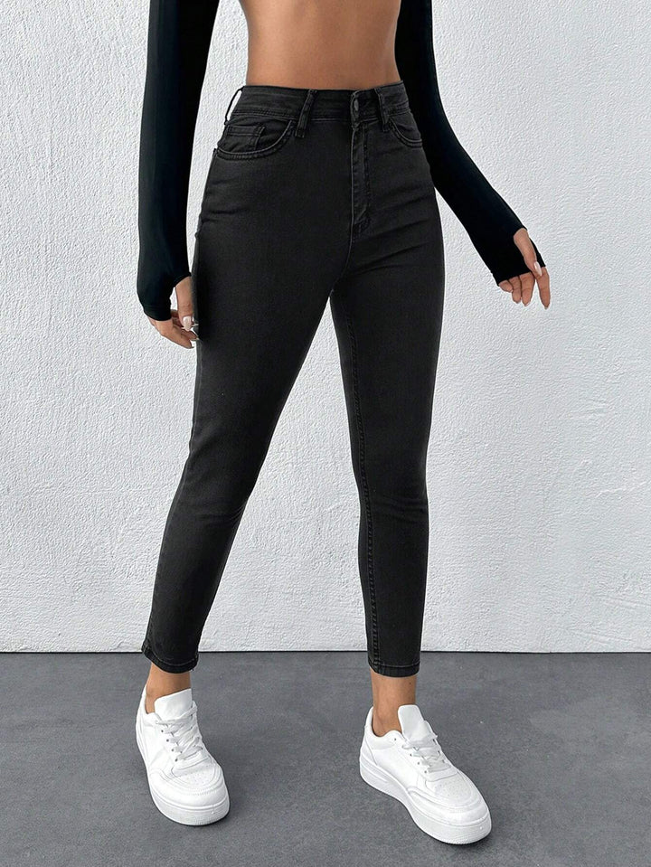 Jeans SHEIN, negru