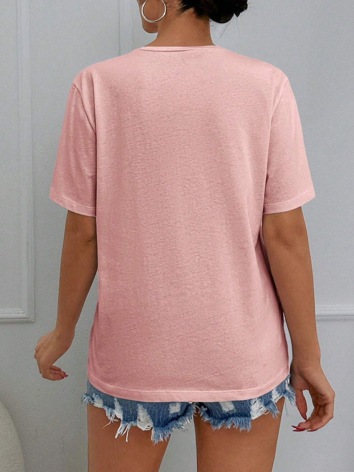 Tricou SHEIN, roz