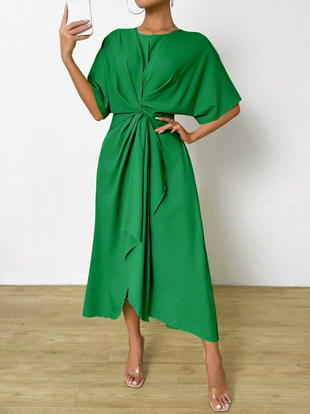 Rochie maxi SHEIN, verde