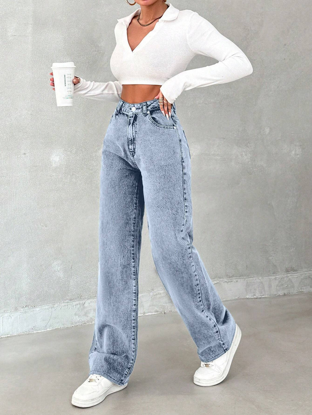 Jeans SHEIN, albastru