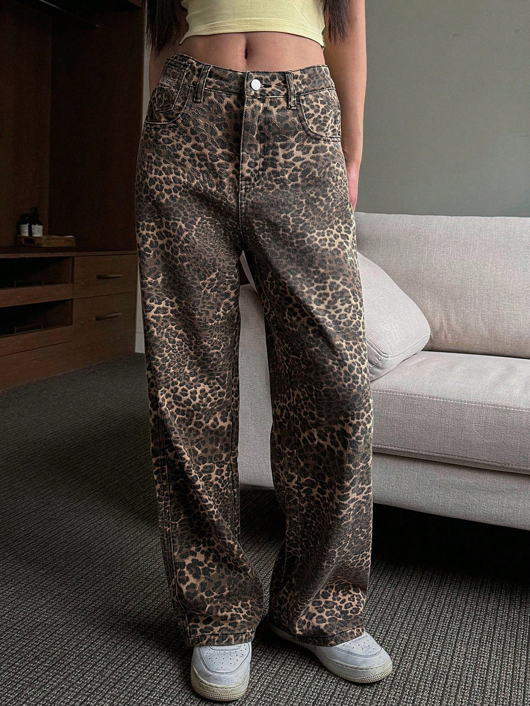 Jeans SHEIN, maro