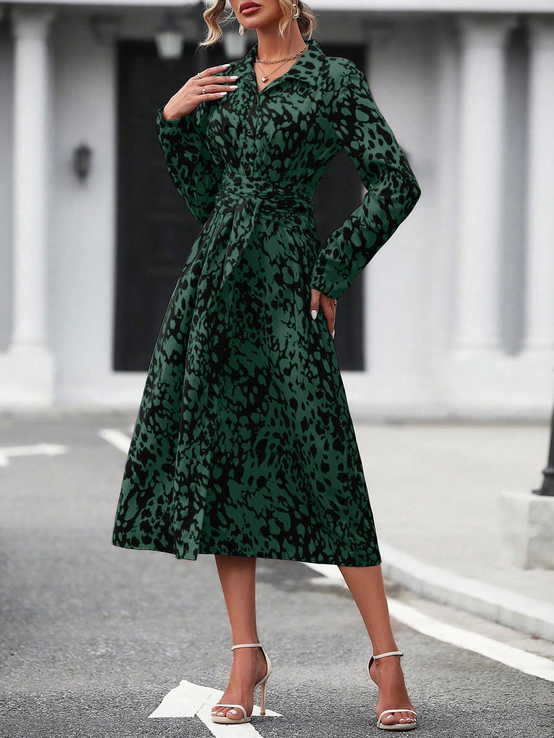 Rochie maxi SHEIN, mix culori