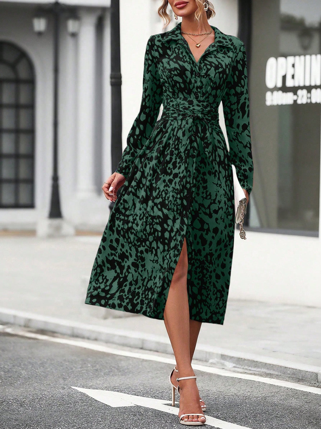 Rochie maxi SHEIN, mix culori