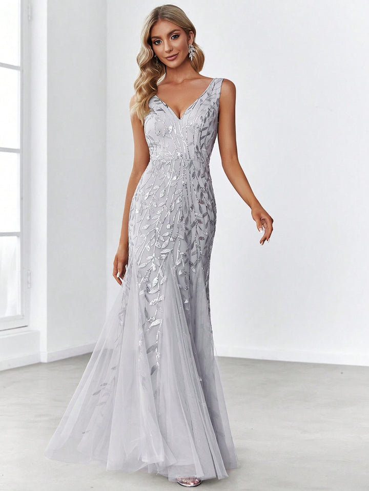 Rochie SHEIN, argintiu