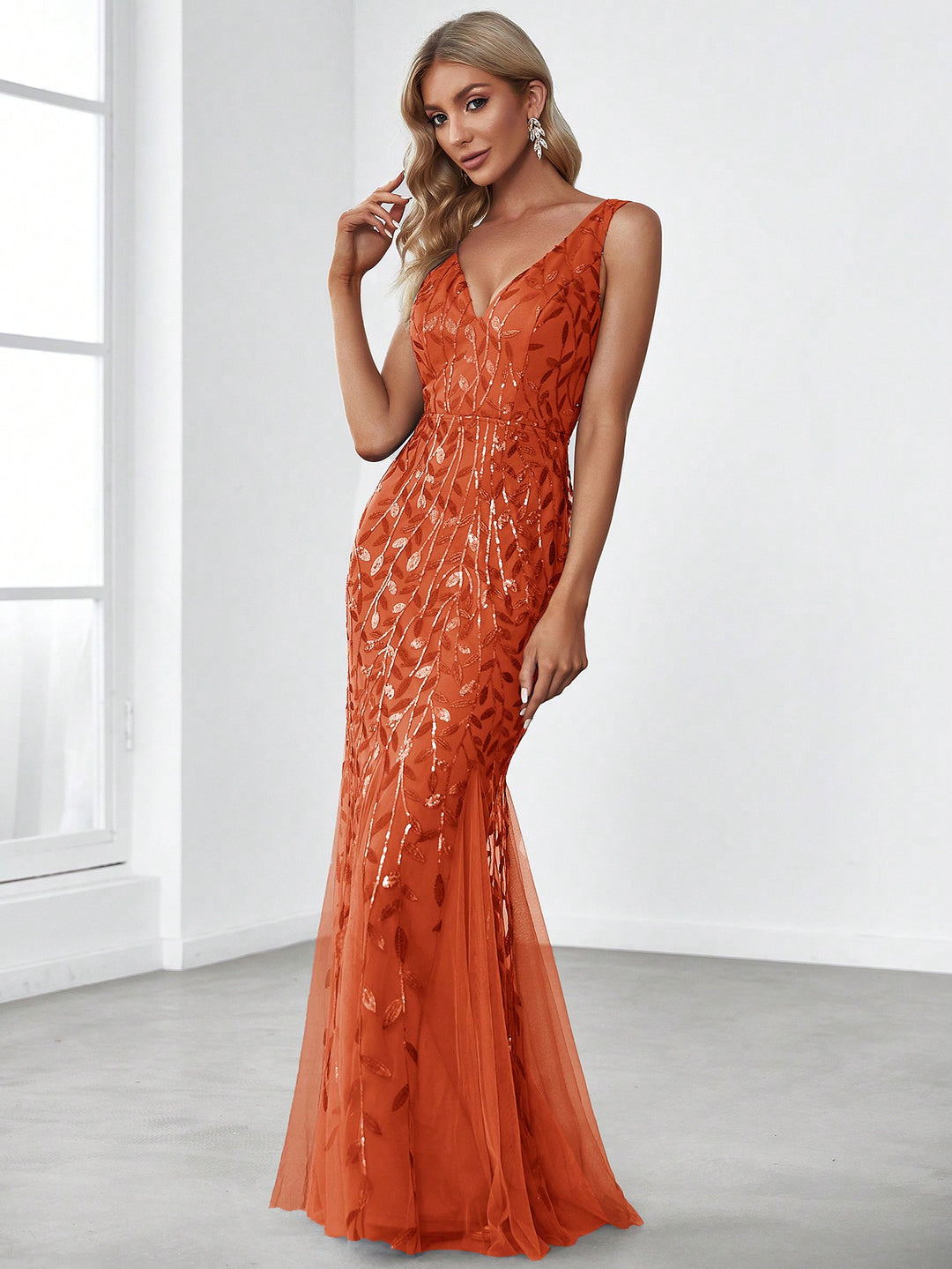 Rochie SHEIN, portocaliu