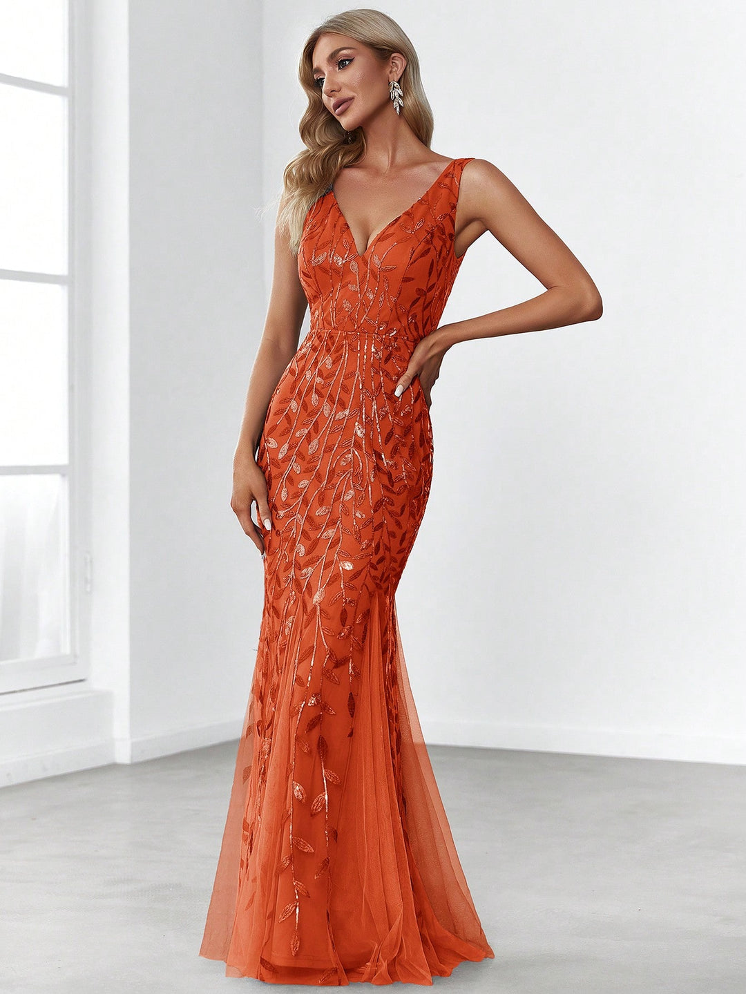 Rochie SHEIN, portocaliu