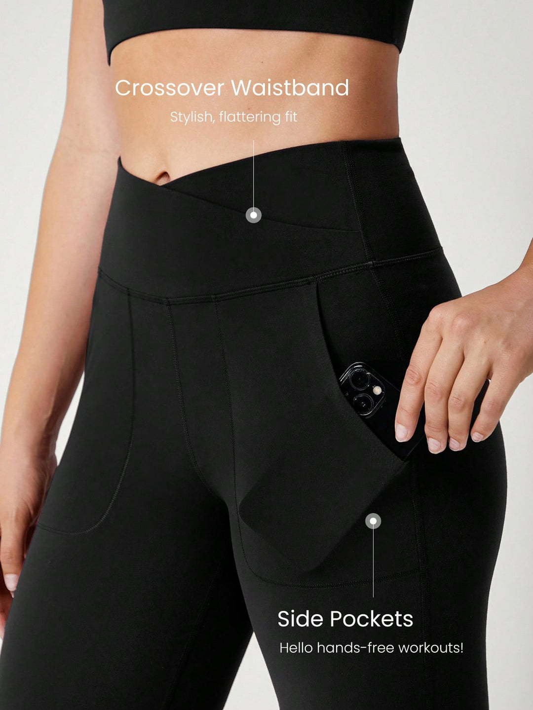 Pantaloni SHEIN, negru