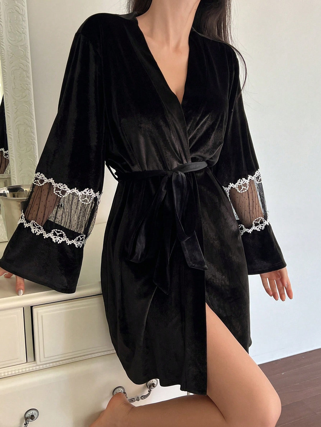 Halat SHEIN, negru