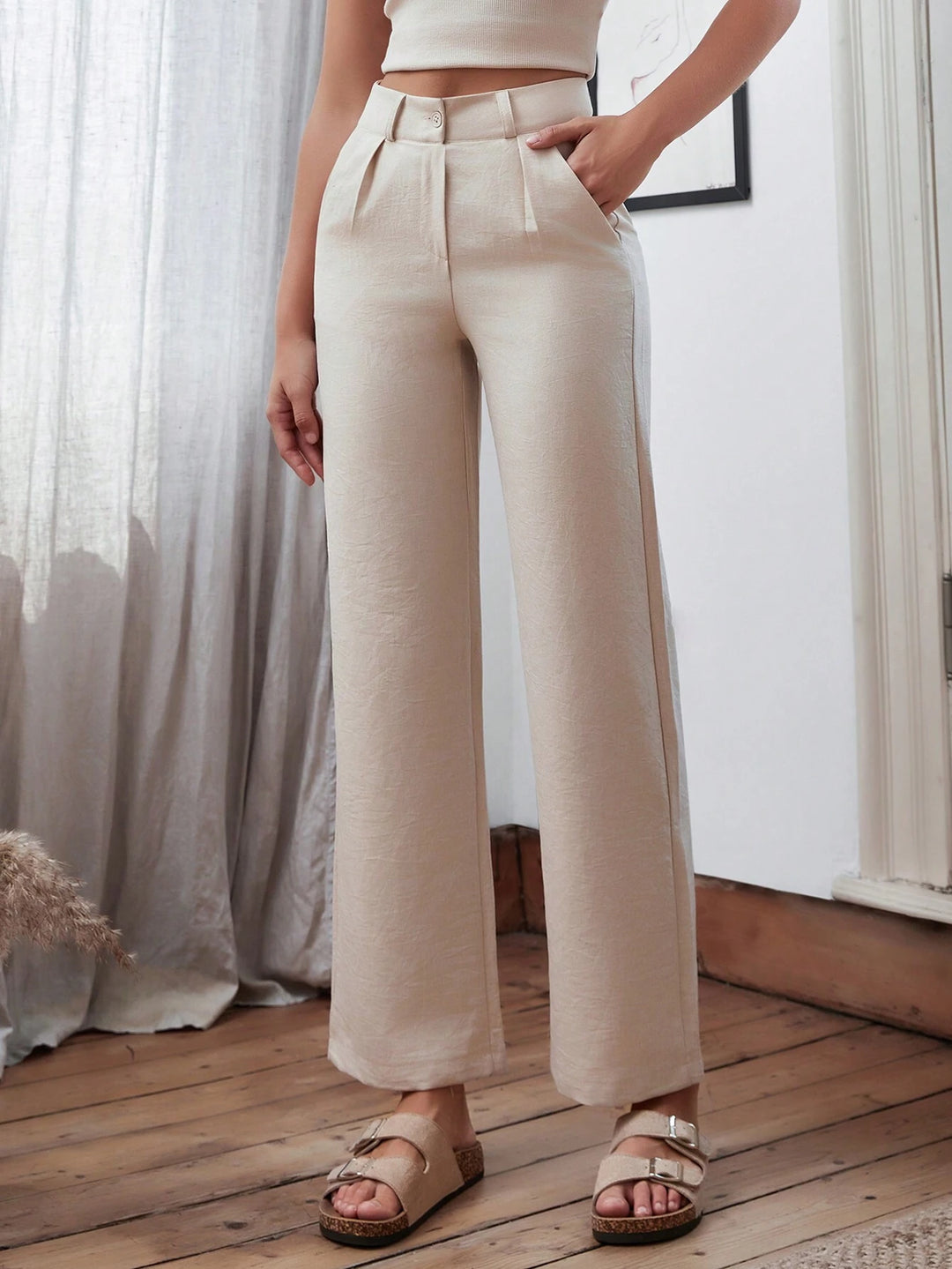 Pantaloni SHEIN, bej