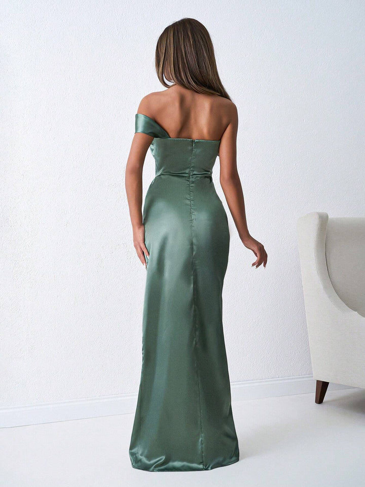 Rochie maxi SHEIN, verde