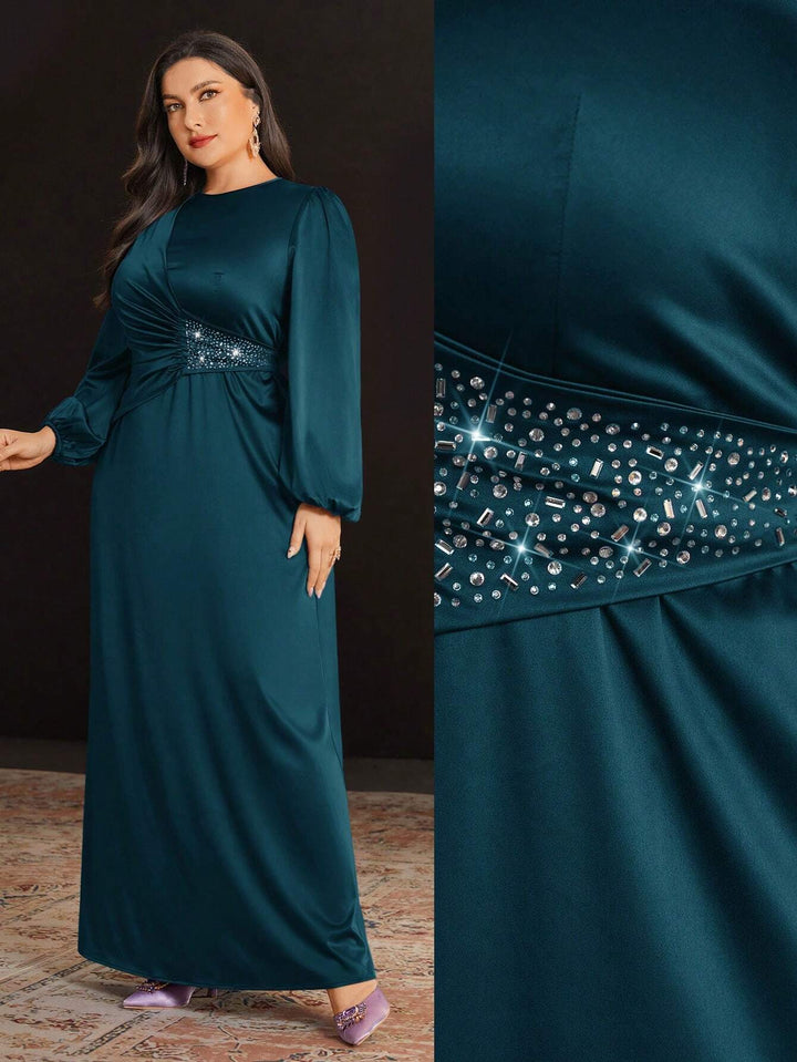 Rochie maxi SHEIN, albastru