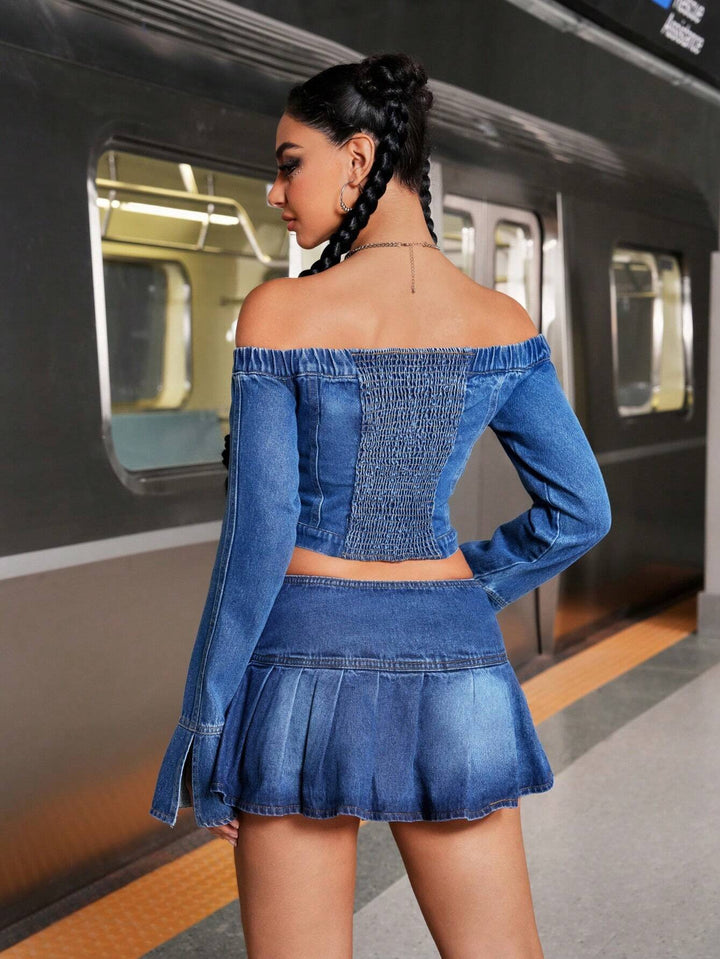 Top SHEIN, albastru