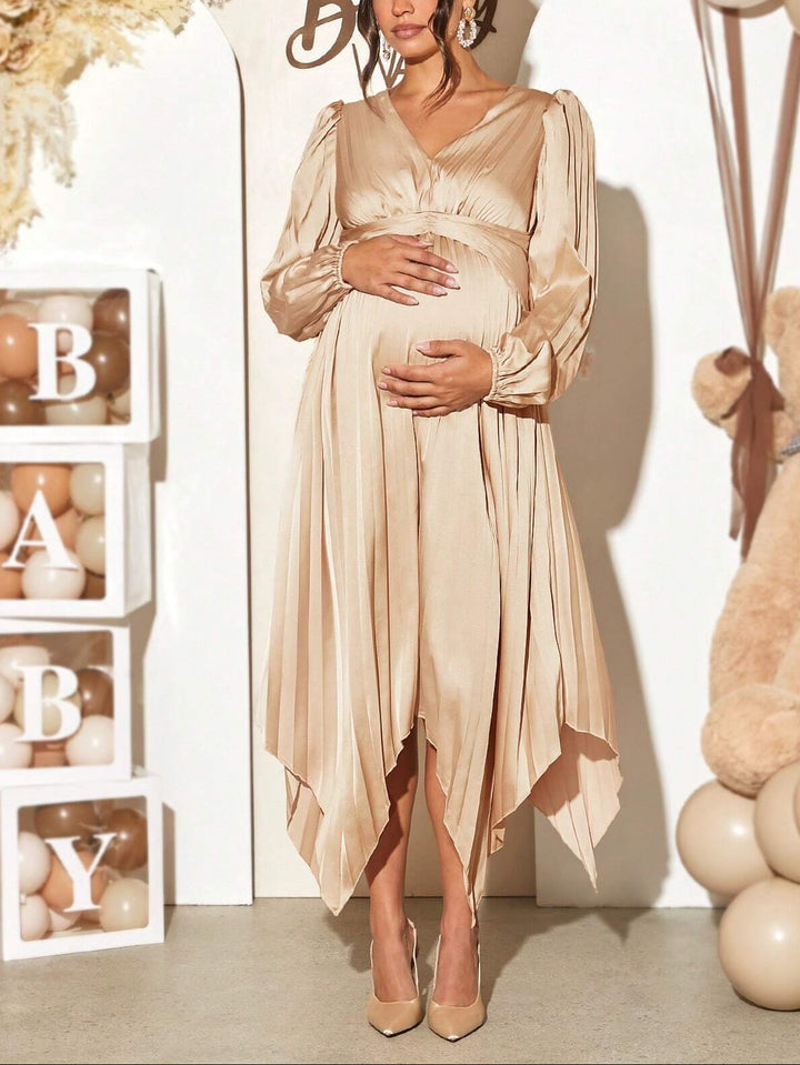 Rochie maxi SHEIN, bej