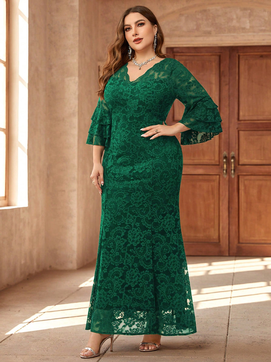 Rochie SHEIN, verde