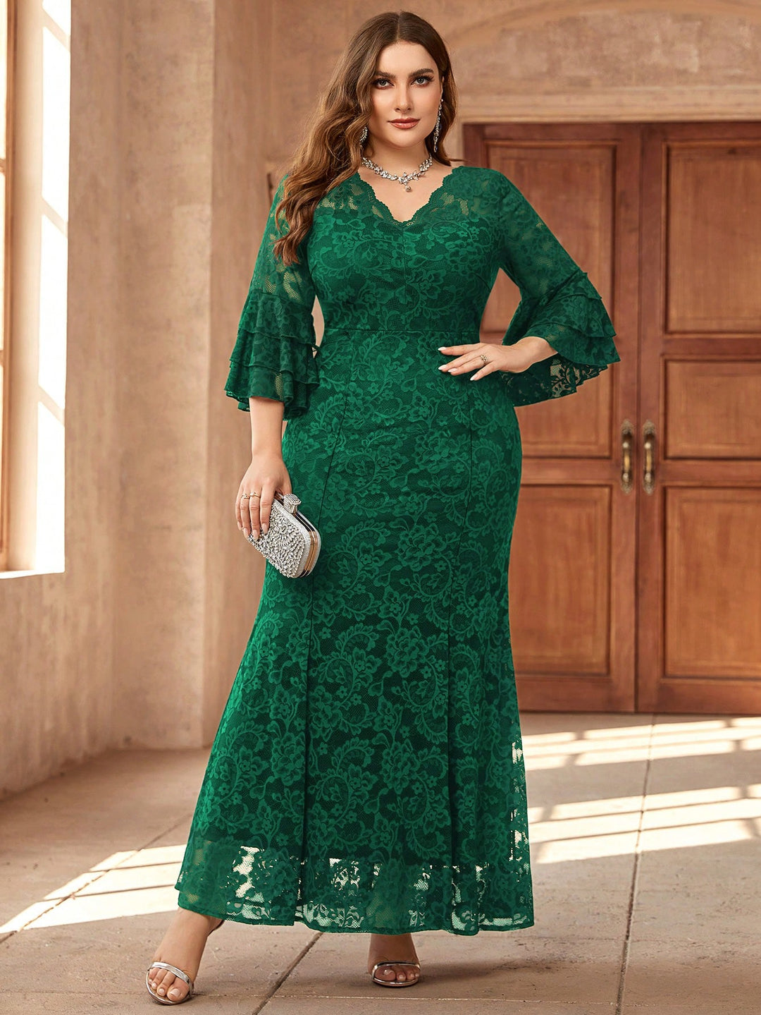 Rochie SHEIN, verde