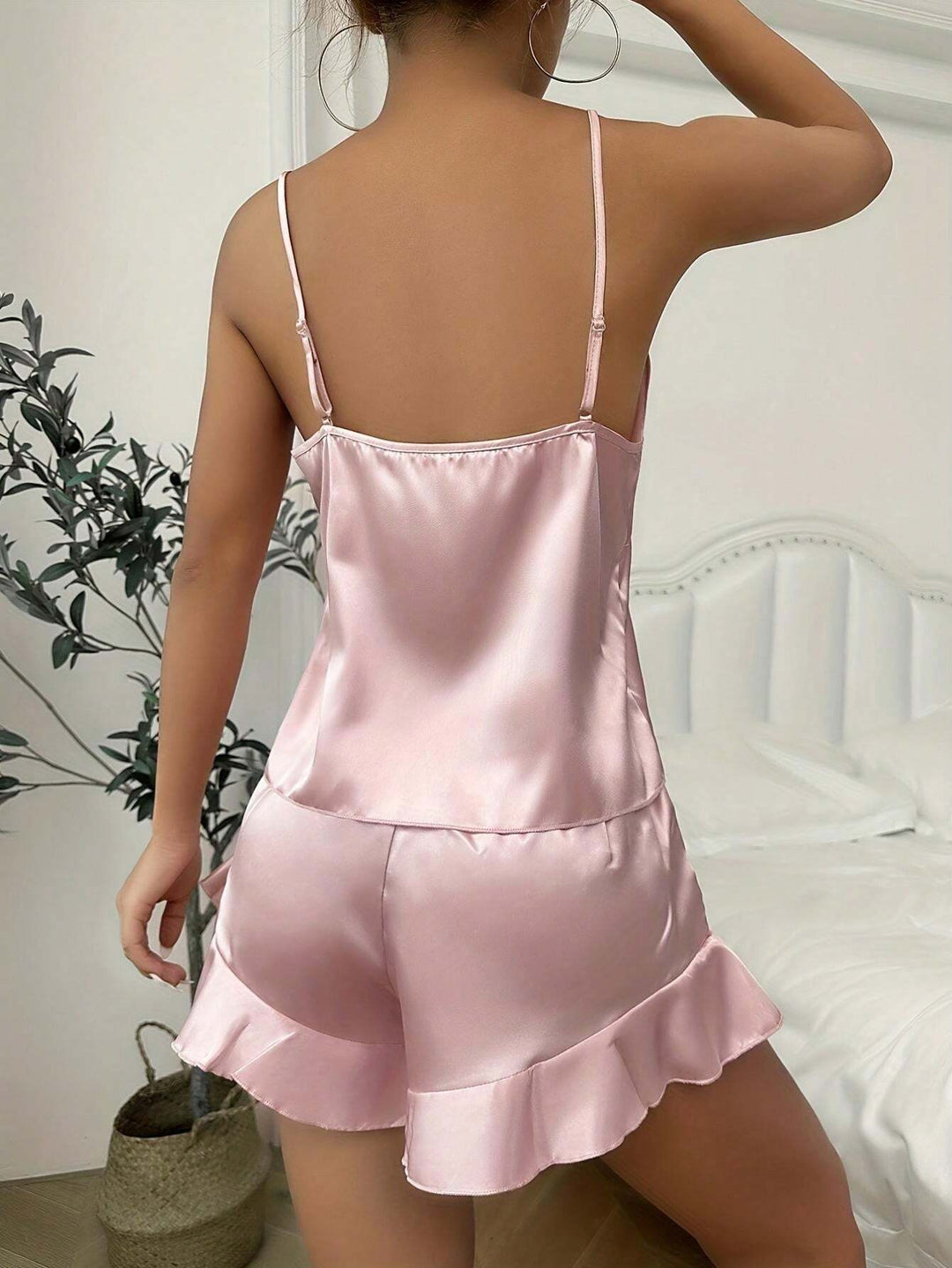 Set pijamale SHEIN, roz