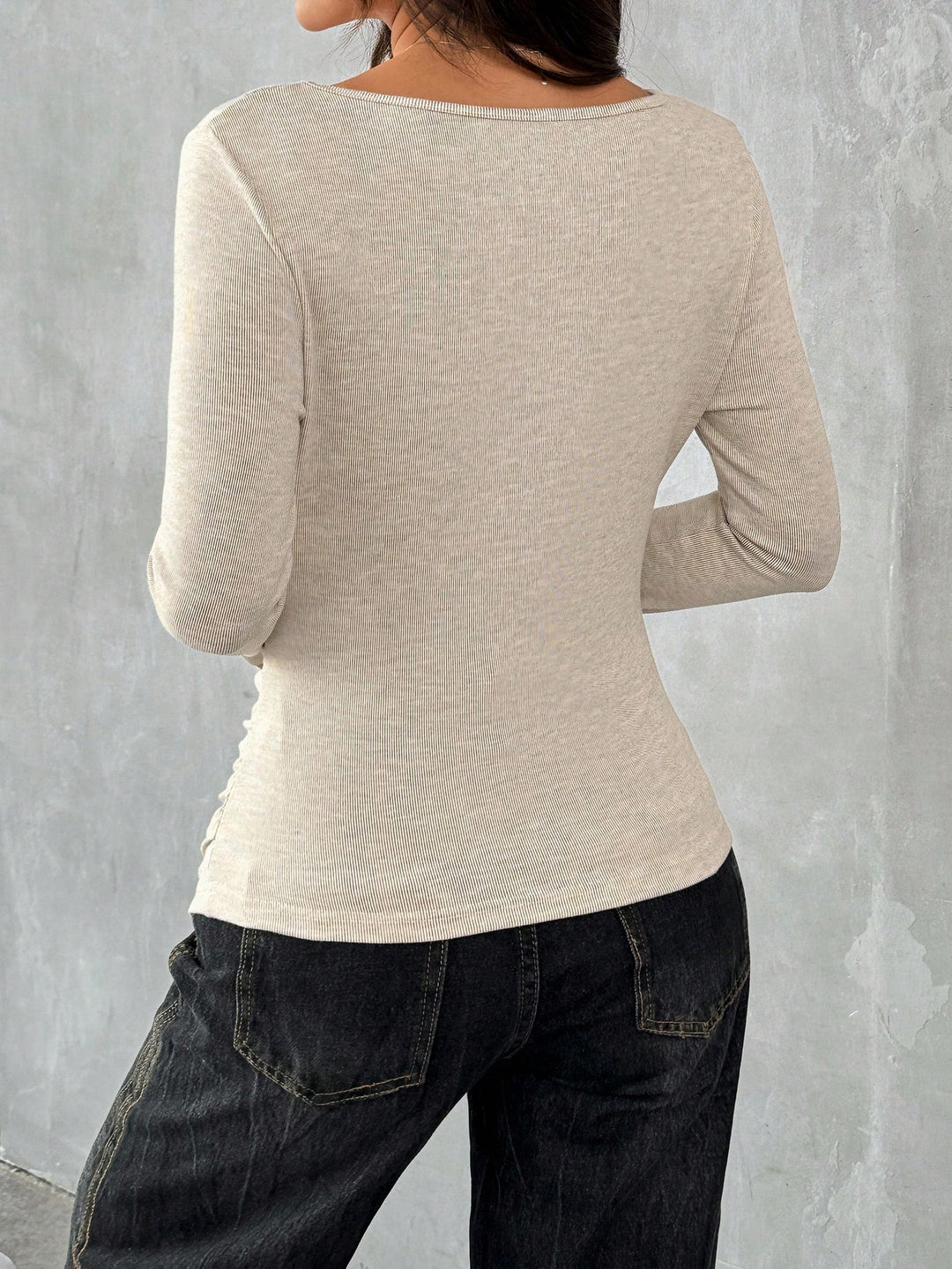 Tricou SHEIN, kaki