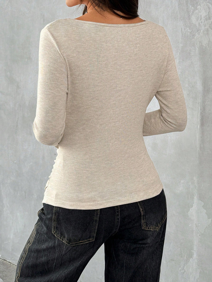 Tricou SHEIN, kaki