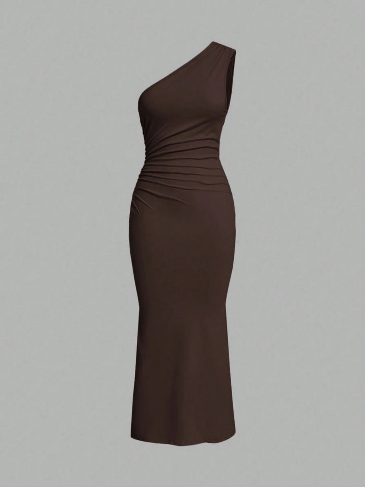 Rochie maxi SHEIN, maro