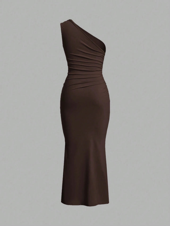 Rochie maxi SHEIN, maro