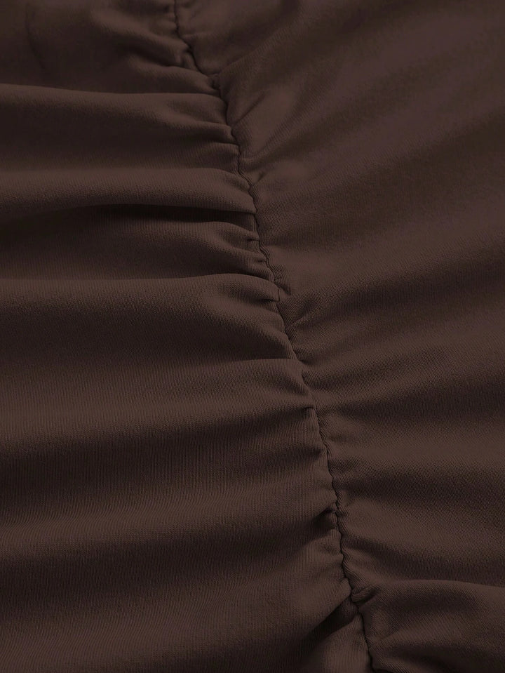 Rochie maxi SHEIN, maro