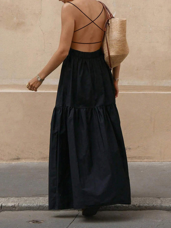 Rochie maxi SHEIN, negru