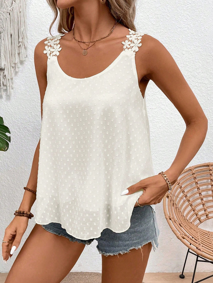 SHEIN top, ekrü