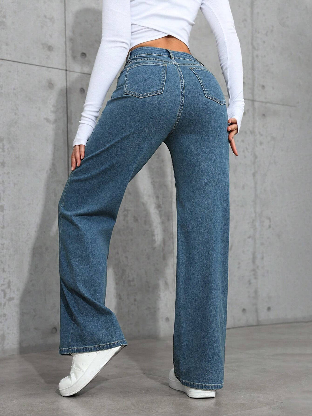 Jeans SHEIN, albastru