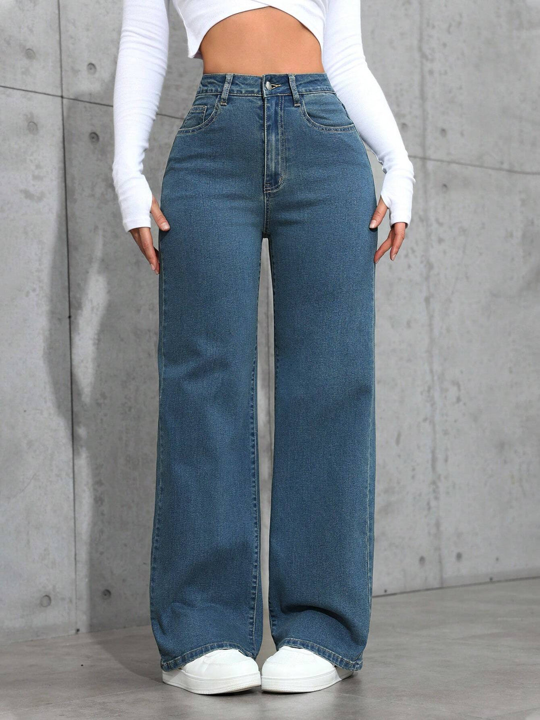 Jeans SHEIN, albastru