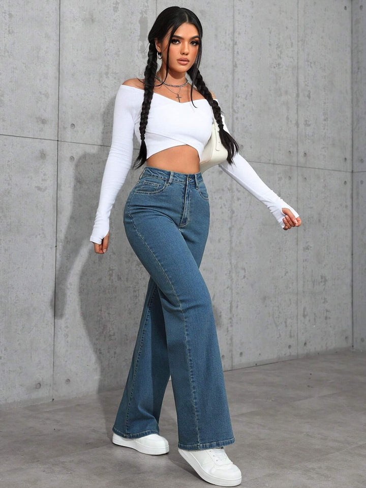 Jeans SHEIN, albastru