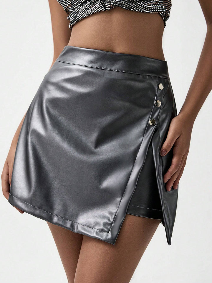 Fustă pantalon SHEIN, gri