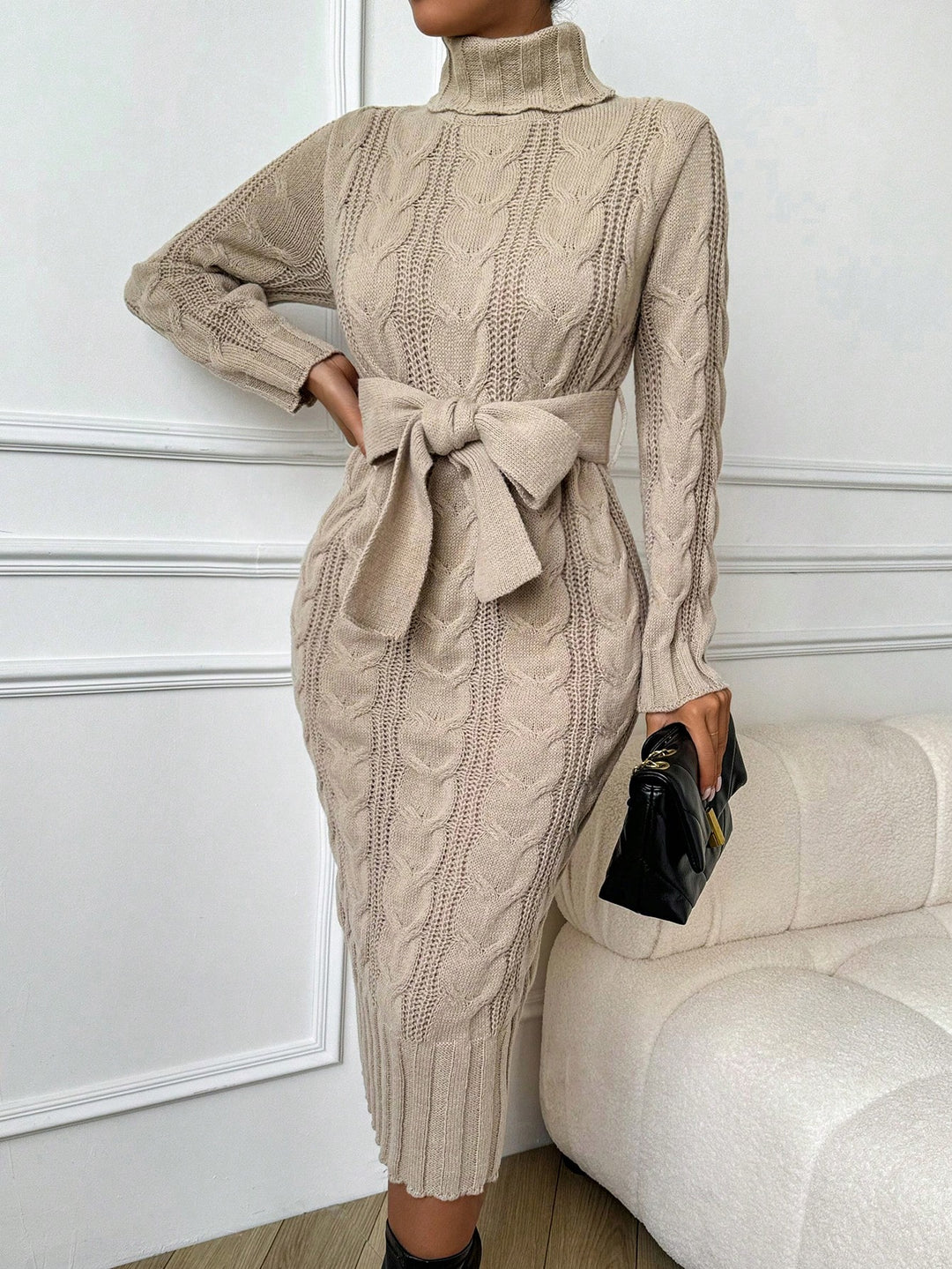 Rochie SHEIN, kaki