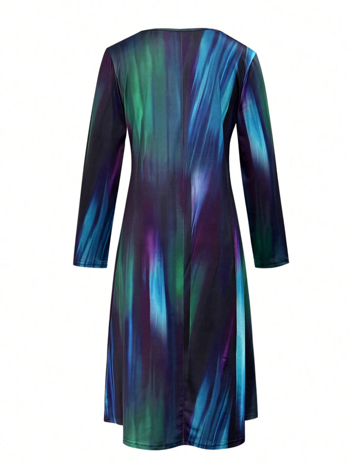 Rochie midi SHEIN, mix culori