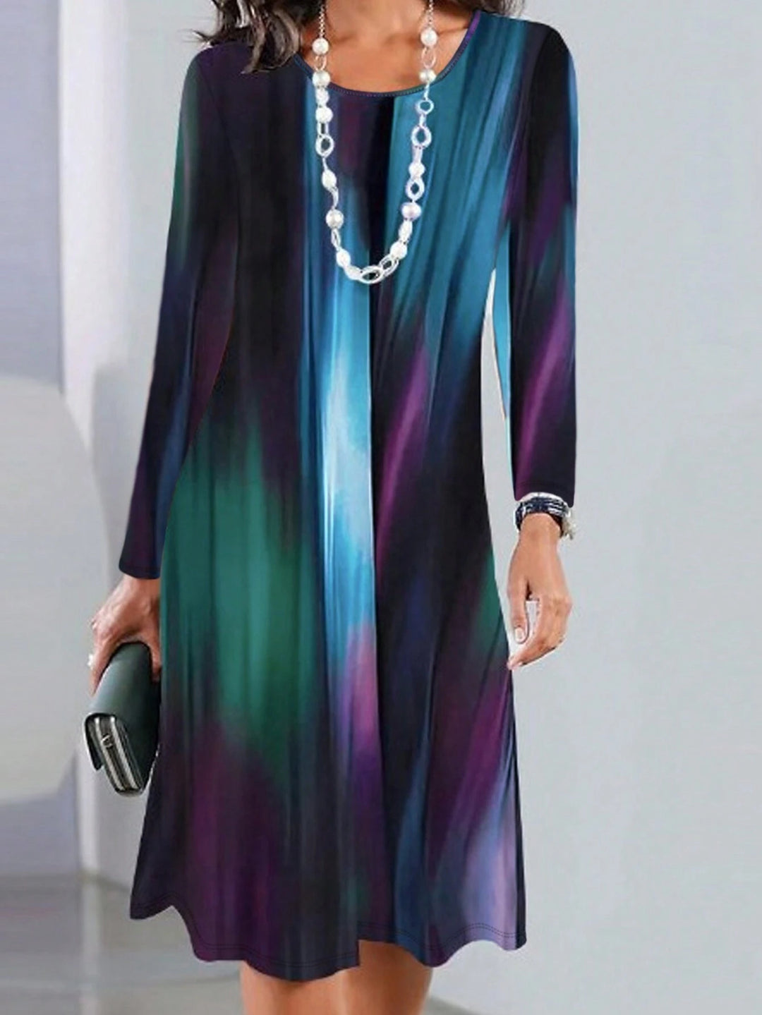 Rochie midi SHEIN, mix culori