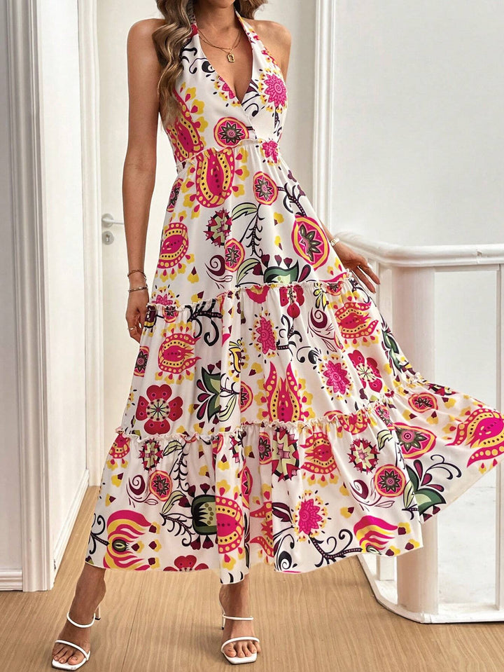 Rochie midi SHEIN, mix culori